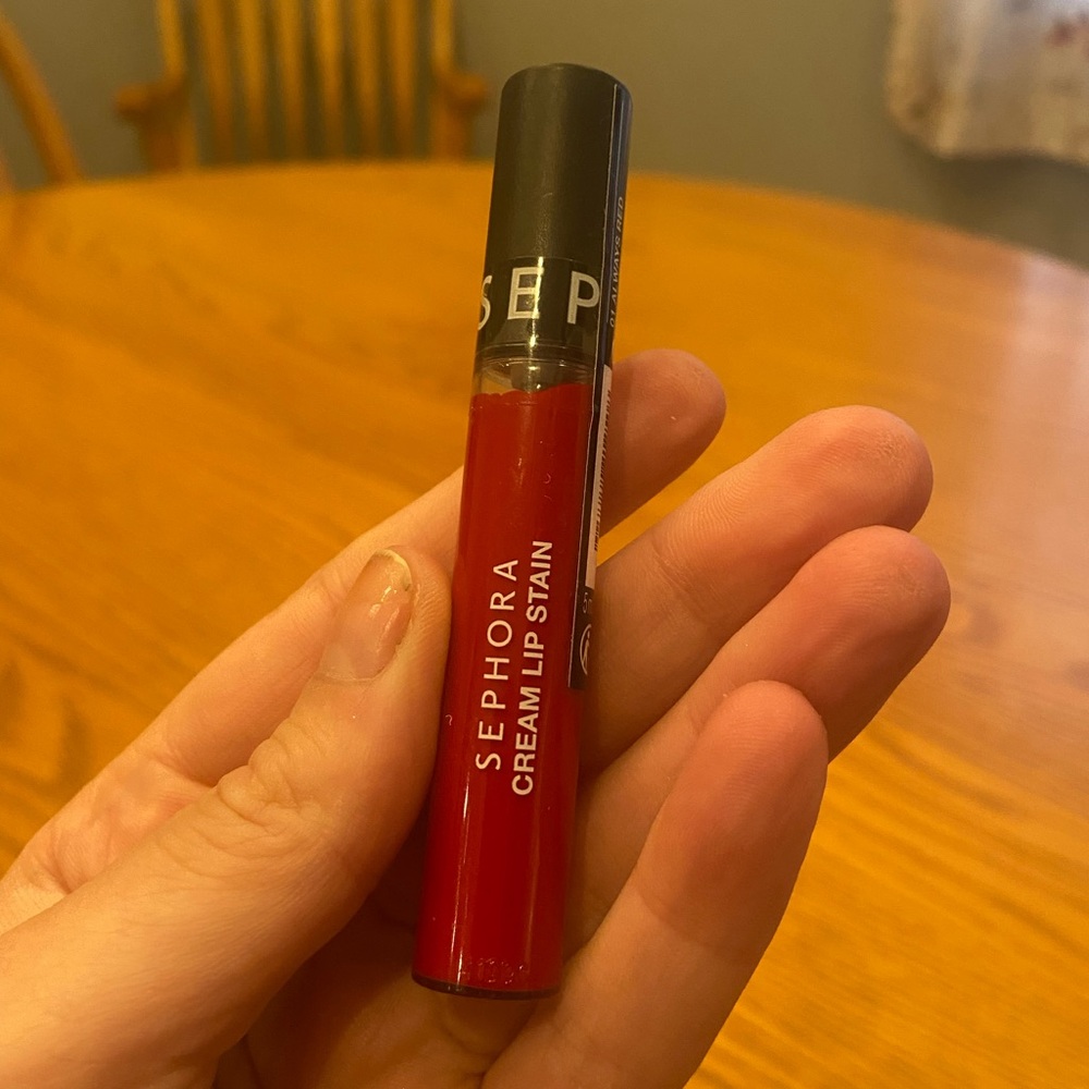 Brand New Matte Finish Cream Lip Stain in Always Red